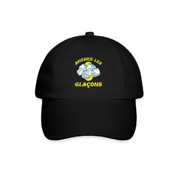 Amenez les glaçons - Casquette classique - noir/noir - Devant