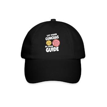 Humour espagnol Conchas Pain mexicain - Casquette classique - noir/noir - Devant