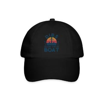 Capitaine Capitaine Cadeau de navigation de plaisance - Casquette classique - noir/noir - Devant
