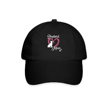 German Shepherd Cute Dogs Mama Mistress - Baseball Cap - black/black - Front