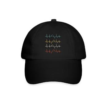 Hache Hache Lancer Hache Hache Lancer Hache Lancer Heartbeat - Casquette classique - noir/noir - Devant