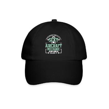 Mécanicien d’avion sexy - Casquette classique - noir/noir - Devant