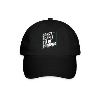 Désolé, je ne peux pas, je vais - Casquette classique - noir/noir - Devant