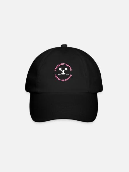 Pratique de straight outta cheer - Casquette classique - noir/noir