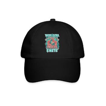 This Girl Is Running On Traps & Nets Future - Baseball Cap - black/black - Front