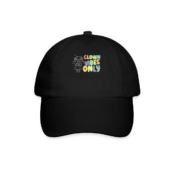 Clown Vibes Only Circus Artiste de fête d’anniversaire - Casquette classique - noir/noir - Devant