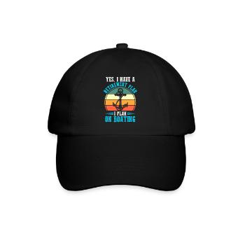 Captain Boat Captains Cadeau - Casquette classique - noir/noir - Devant