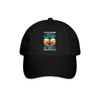 Captain Boat Captains Cadeau - Casquette classique - noir/noir - Devant
