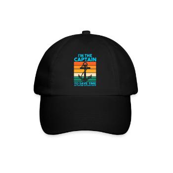 Captain Boat Captains Cadeau - Casquette classique - noir/noir - Devant
