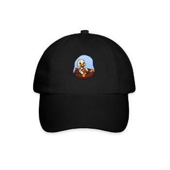 Duck Playing Guitar - Baseball Cap - black/black - Front