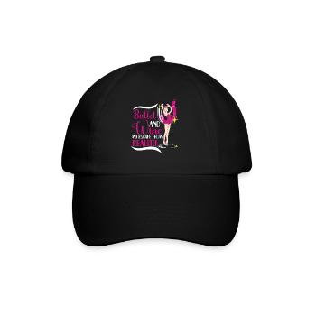 Ballet Ballerina Dance Dancer Dancing Ballet Gift - Baseballkappe - Schwarz/Schwarz - Vorne