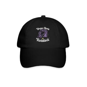 Professeur de yoga Méditation Exercice de fitness - Casquette classique - noir/noir - Devant