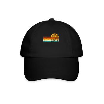 Retro since Mai 2018 - Geburtstag im Mai - Baseballkappe - Schwarz/Schwarz - Vorne