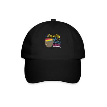 Pansexual Gay Pansexuality Asexual Asexuality - Baseball Cap - black/black - Front