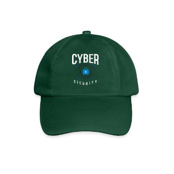 Cyber Security Information Computer Sicherheit - Baseballkappe - Flaschengrün - Vorne
