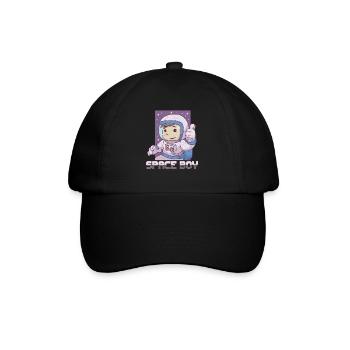 Astronaut Astronomy Solar System Space Kids - Baseball Cap - black/black - Front