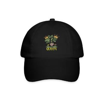Calathea Plant Florist Flowers Asteraceans - Baseball Cap - black/black - Front