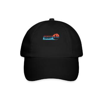 Pêcheur né en 1987 Anniversaire Fliegenflischen - Casquette classique - noir/noir - Devant