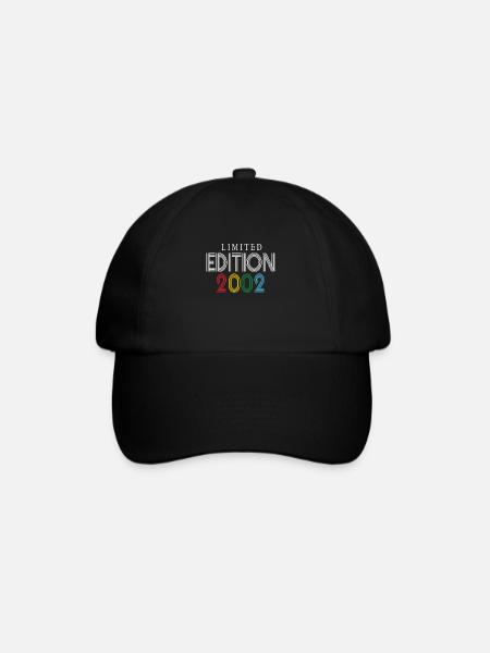 Limited Edition 2002 - Baseballkappe - Schwarz/Schwarz