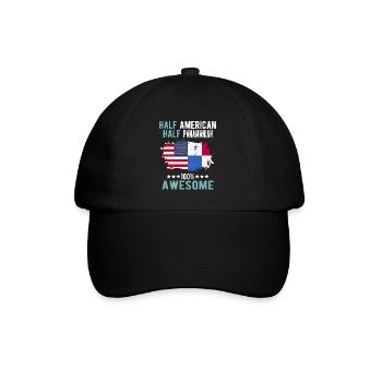 Moitié américain moitié panaméen - Casquette classique - noir/noir - Devant