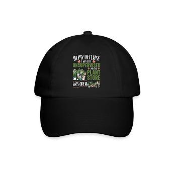Harvest flowers and relax and cool down Ges - Baseball Cap - black/black - Front