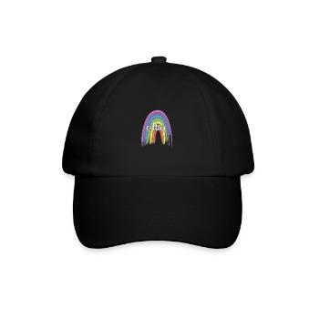 ALICE Rainbow Cursive - Baseballkappe - Schwarz/Schwarz - Vorne