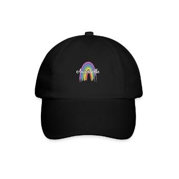 ANNABELLE Rainbow Cursive - Baseballkappe - Schwarz/Schwarz - Vorne