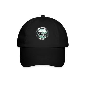 VR S’amusant tout en cadeau de camping-car - Casquette classique - noir/noir - Devant