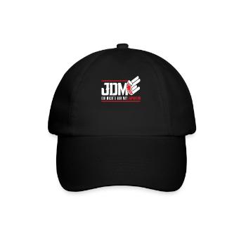 JDM Ich mach s nur mit Japanern - Baseballkappe - Schwarz/Schwarz - Vorne