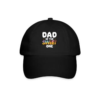 Papa Le Doux | Anniversaire familial correspondant - Casquette classique - noir/noir - Devant