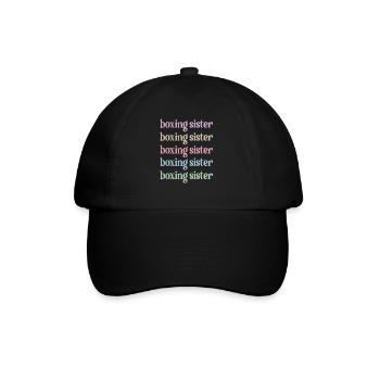 Boxe Sœur Fière Boxe Sœur Boxer Cadeau - Casquette classique - noir/noir - Devant