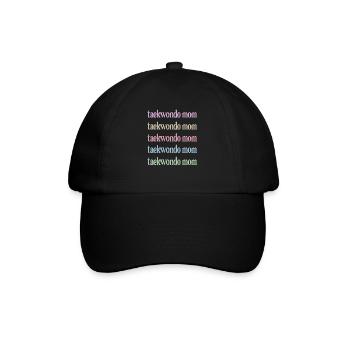 Taekwondo Maman Taekwondo Mère Taekwondo Fighter - Casquette classique - noir/noir - Devant