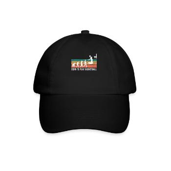 Né d’un joueur de basket-ball - Casquette classique - noir/noir - Devant