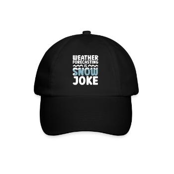 Météorologue Météo Climat Prévisions Météo - Casquette classique - noir/noir - Devant