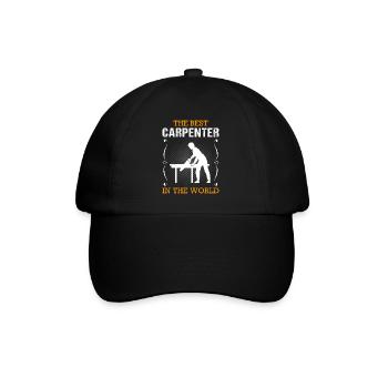 Carpenter Profession Carpenter Craftsman Gift - Baseball Cap - black/black - Front