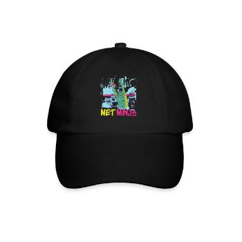 Joueur de volleyball Équipe Ninja 80s - Casquette classique - noir/noir - Devant