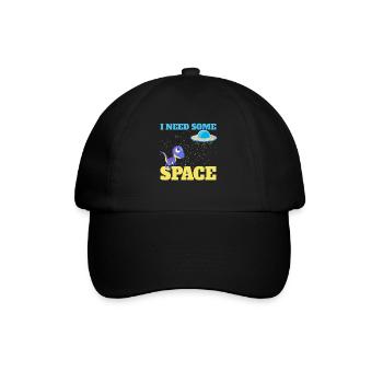 Astronauti need some Space - Baseball Cap - black/black - Front