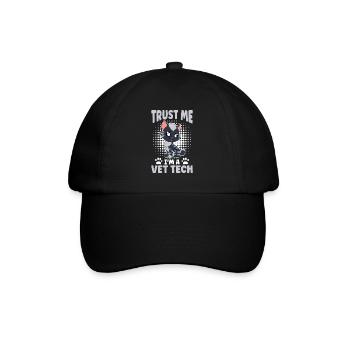 Trust Me I'm A Vet Tech - Baseball Cap - black/black - Front