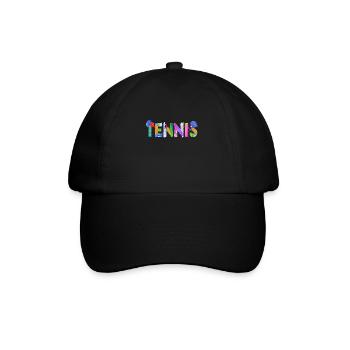 Raquette de tennis Joueur de tennis - Casquette classique - noir/noir - Devant
