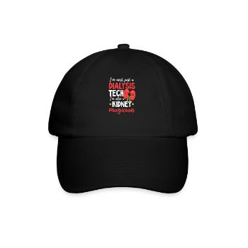 Dialysis Tech Not Just Tech Also Magician - Baseball Cap - black/black - Front