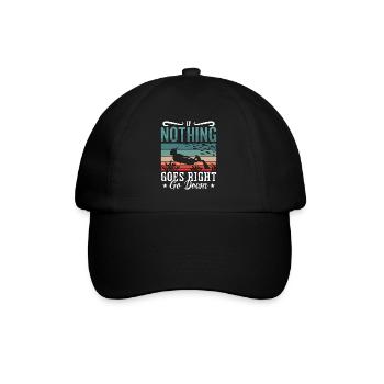 Apnoe Freitaucher Tauchen Freitauchen Geschenk - Baseballkappe - Schwarz/Schwarz - Vorne