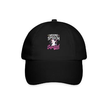 Conférencier Wedding Speech Squad - Casquette classique - noir/noir - Devant