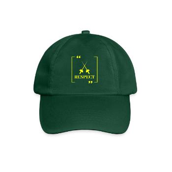 Sabre Fencing - Ideal for a Fencing Fan - Baseball Cap - bottle green - Front