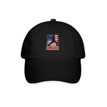 Cool drapeau américain USA Taekwondo - Casquette classique - noir/noir - Devant