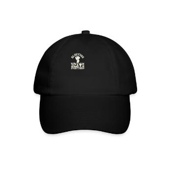 Bluffen, weil ein Paar B�lle alles schl�gt - Baseballkappe - Schwarz/Schwarz - Vorne