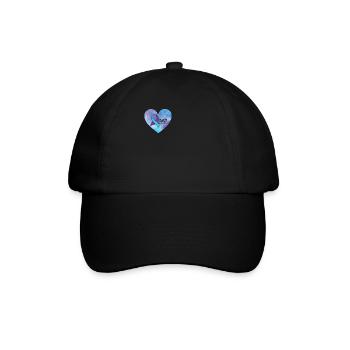 Liebe Herz Selbstmordpr�vention Selbstmordbewussts - Baseballkappe - Schwarz/Schwarz - Vorne