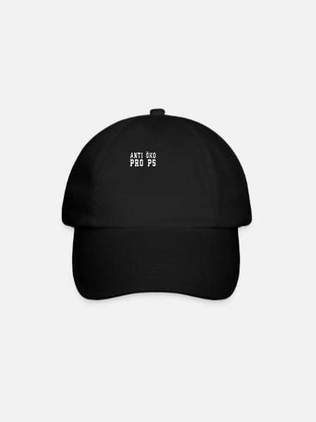 Anti Öko Pro PS - Baseballkappe - Schwarz/Schwarz