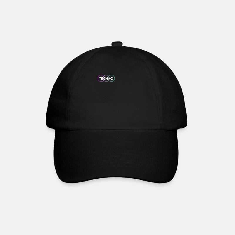 Techno - Casquette classique - noir/noir
