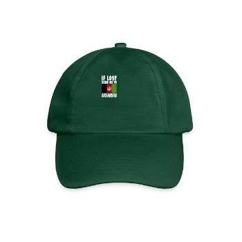 Afghanistan Flag Slogan - Baseball Cap - bottle green - Front