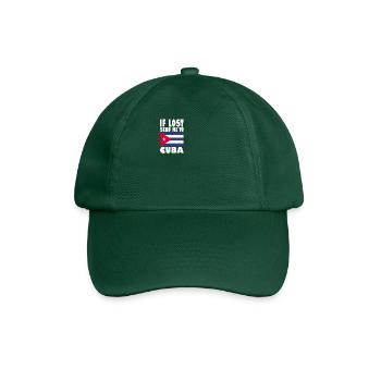 Drapeau de Cuba - Casquette classique - vert bouteille - Devant